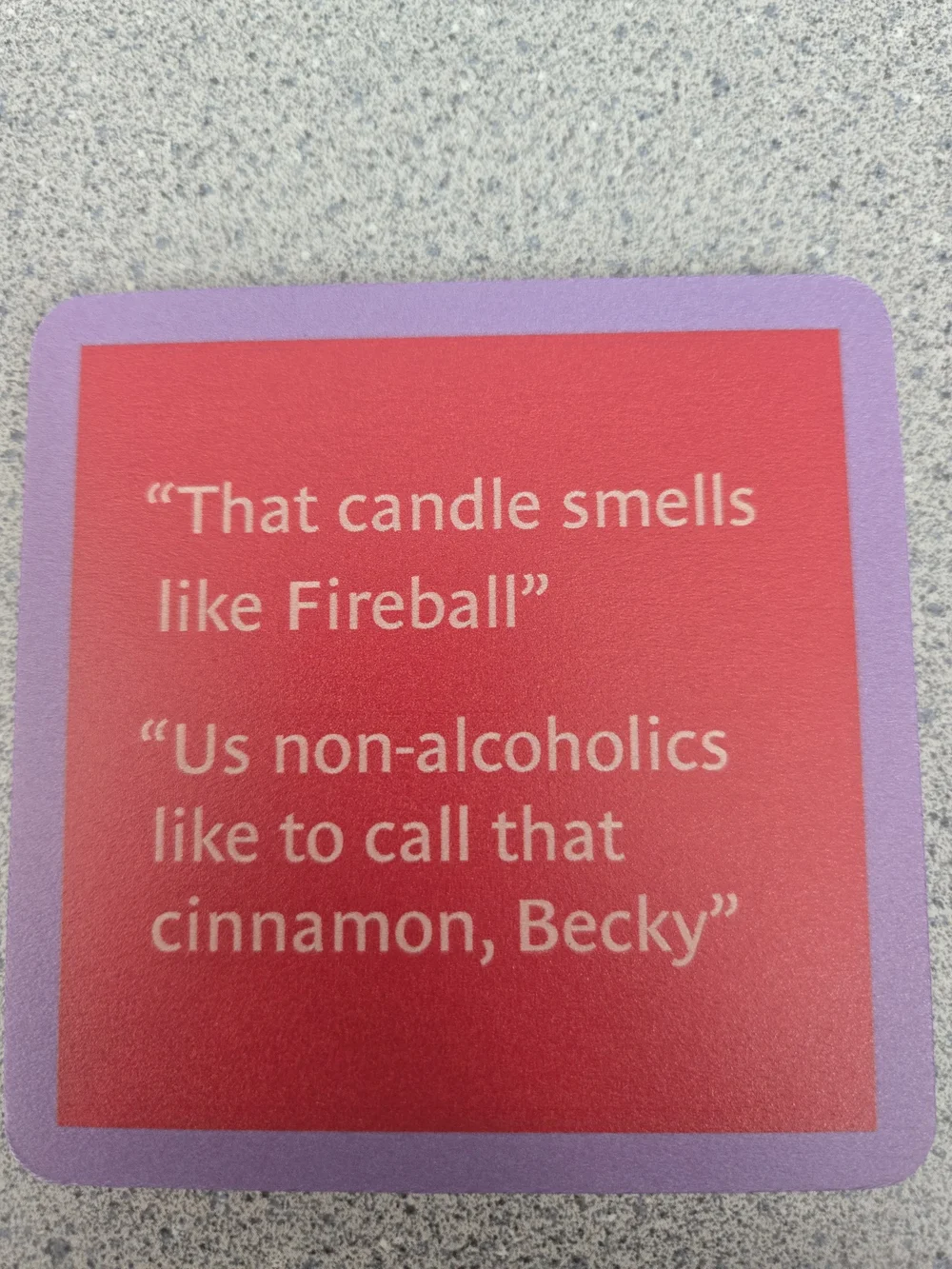 FUN Drinks On Me Coasters